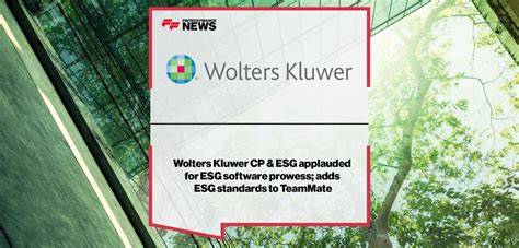 wolters kluwer esg